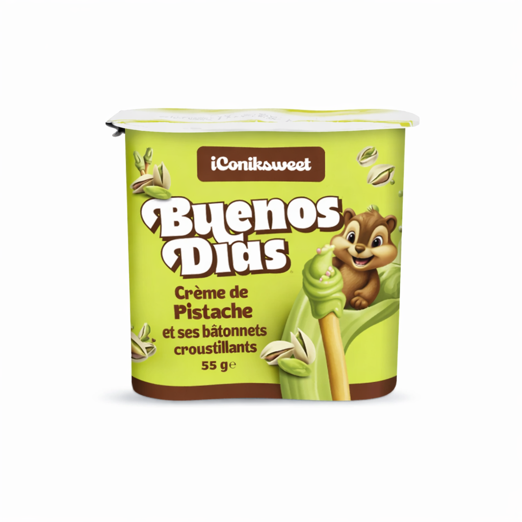 Buenos Dias - Crème de Pistache et ses bâtonnets croustillants