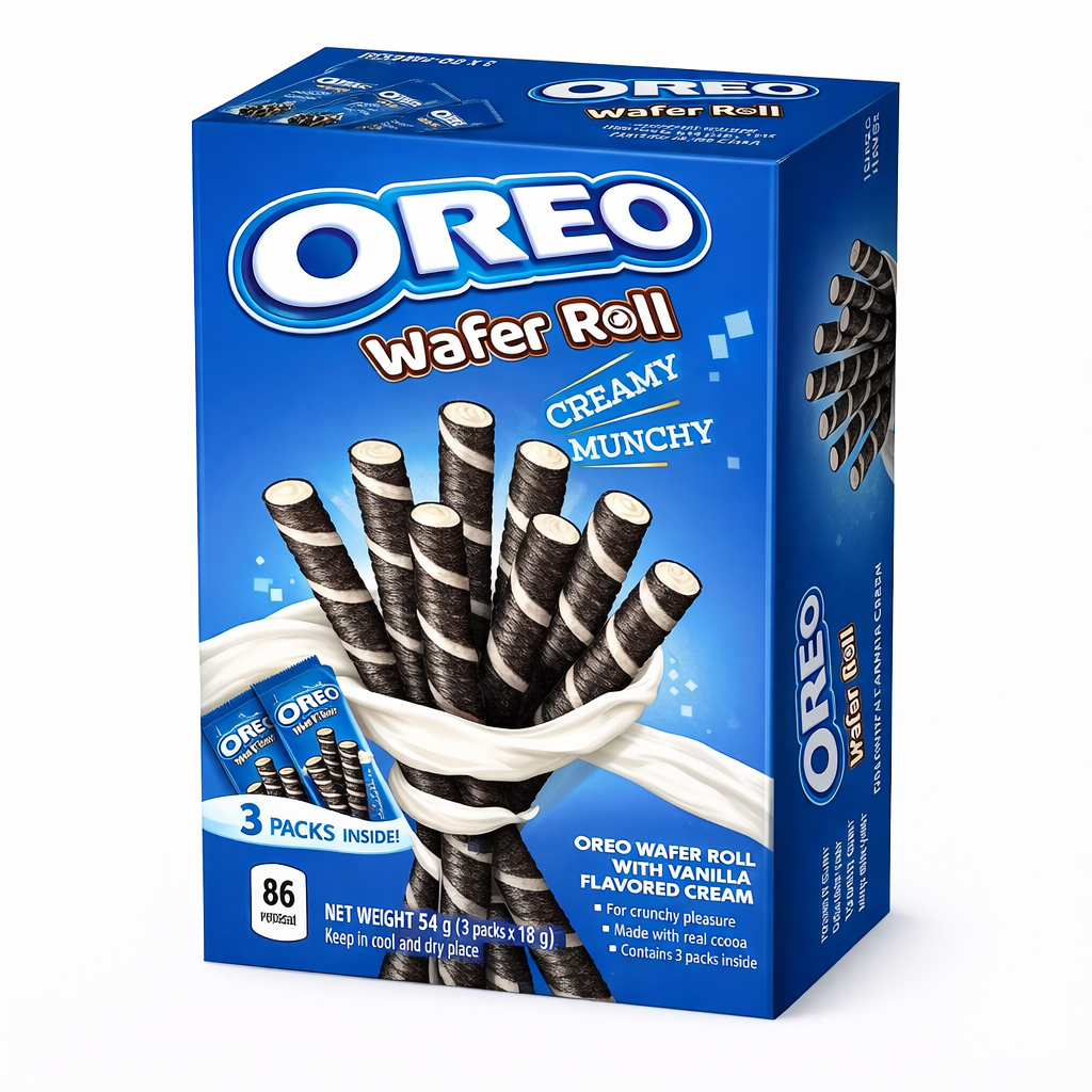 Oreo Wafer Roll Vanilla 54g