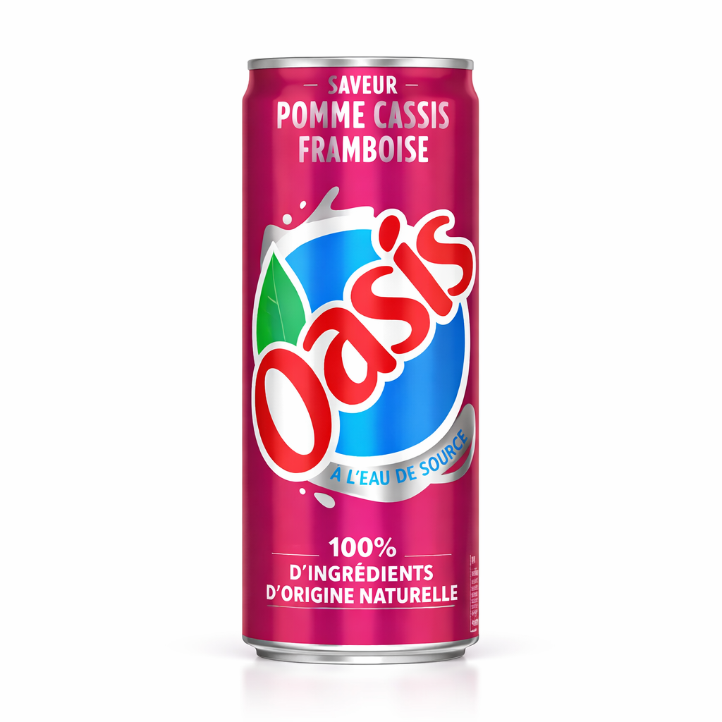 Oasis pomme cassis framboise 33cl