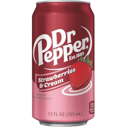 Dr Pepper Strawberries Cream 355ml