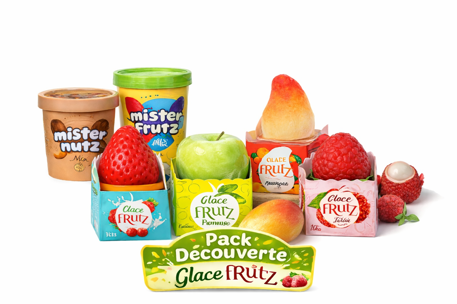 Pack Decouverte Premium Glaces Trompe-Oeil