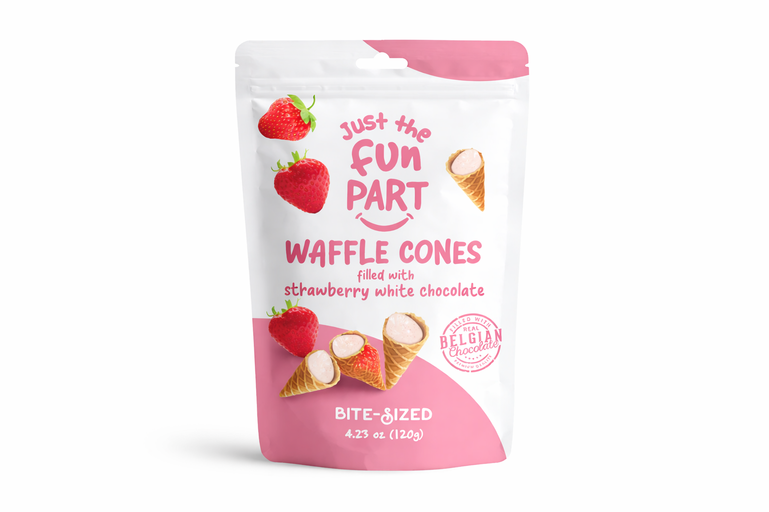 Just The Fun Part Strawberry & White Chocolate 120g