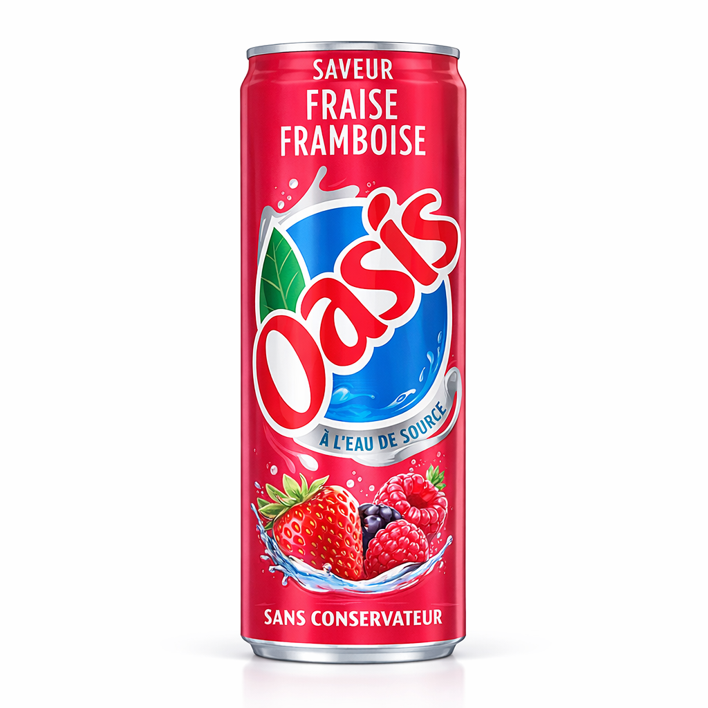 Oasis fraise framboise 33cl